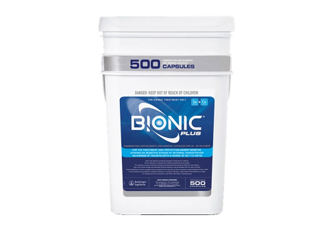 BIONIC Plus long acting combination anthelmintic and mineral capsule for sheep